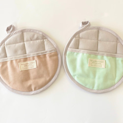 鍋敷きにもなる鍋つかみ 14枚目の画像