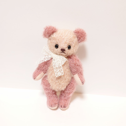 【未開封・日本製】テディベアのローズちゃんピンク×ネイビー Innocent World｜テディベアのローズちゃんTeddy Bear Rose