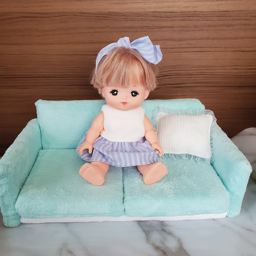 ソランちゃん メルちゃん 春コーデセット 服 帽子  エコアンダリヤ リバティ ソランちゃん メルちゃん 春コーデセット 服 帽子