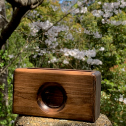 つみきコンポ風スピーカー【Bluetoothスピーカー】 スマホスタンド