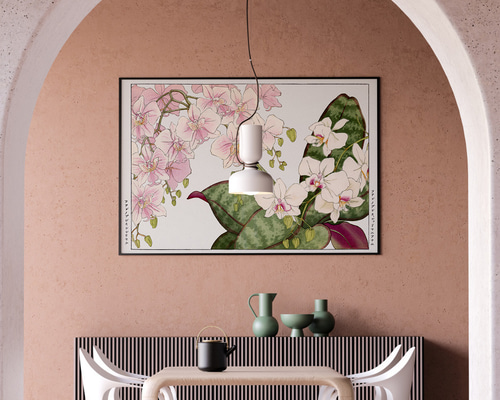 油絵 絵画 【正月の花】 a-6049situ.jpg