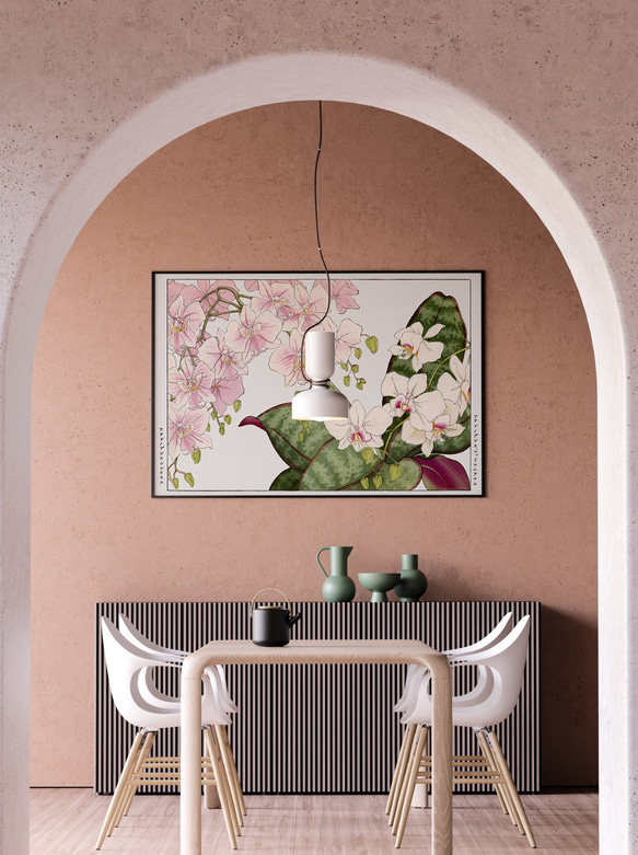 （値下げしました） 花と蝶の女性　油絵　絵画　ピンク ピンクのドレスを着た女性と花（アザリアを持つ女性