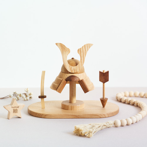 少量入荷!】木製兜 ┃ Wooden Kabuto 兜飾り 五月人形 初節句 少量入荷!】木製兜 ┃ Wooden Kabuto 兜飾り 五月人形 初節句