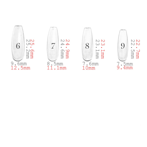 ネイルチップ No.67 サイズオーダー ハートマグネット マグネット