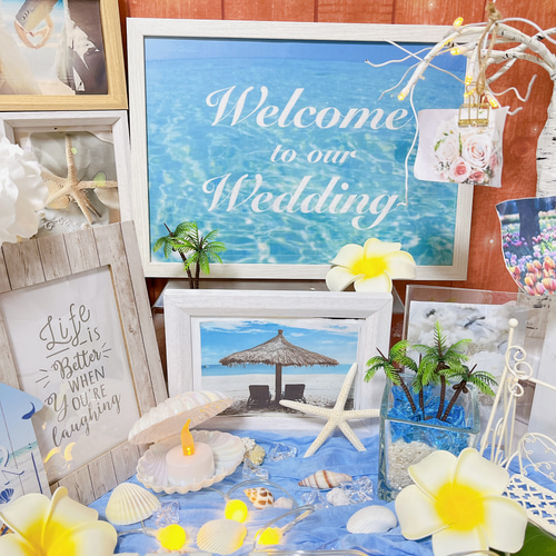 ウェルカムスペース 結婚式 ウエディング ブライダル まとめ売り 夏 リゾート ウェルカムスペース 結婚式 ウエディング ブライダル まとめ売り