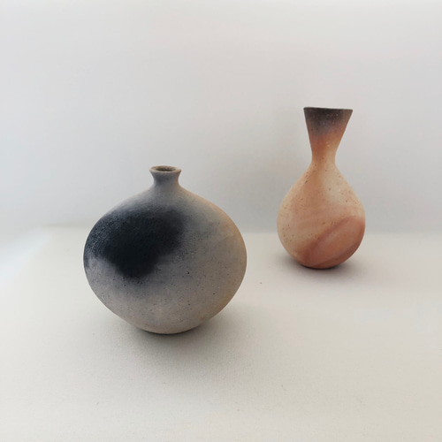 TSUBO H（野焼きのツボ） 一輪挿し・花瓶・花器 okara.bo 通販