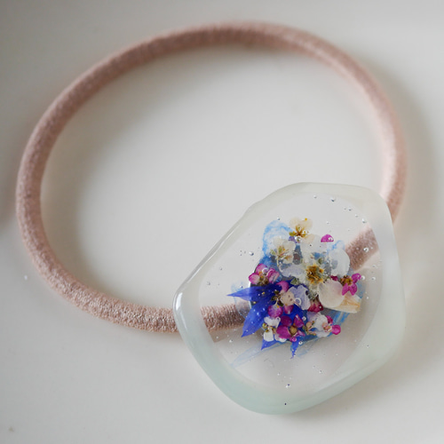 押し花ミックス/ヘアゴム 2色 ヘアゴム schaf* （シャーフ） 通販