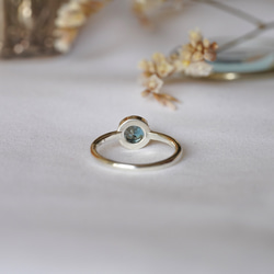 [送料当方負担] Round London Blue Topaz Ring(RSV034_LBT) 5枚目の画像