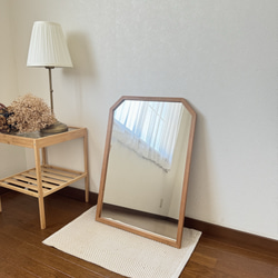 new【日本製】アンティーク調ミラー　デザインミラー 11枚目の画像