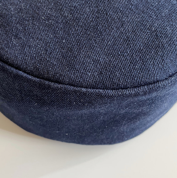 インディゴデニム*ラウンド型バッグ*外ポケット*A4        Ω 人気・おすすめ｜使いやすい・旅行におすすめ 品質保証 全国発送 在庫限り