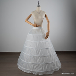 専用 ドレスライン パニエ  ウェディングドレス  ホワイト   G178 1枚目の画像