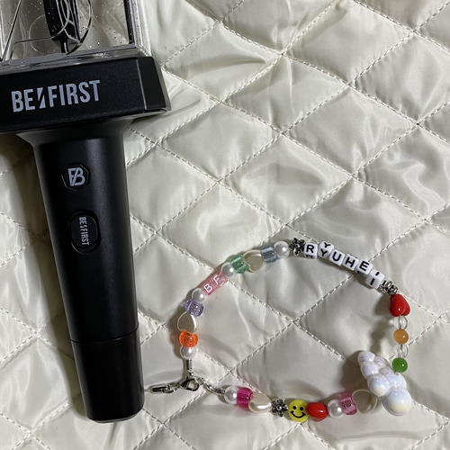 BE:FIRST ビーファースト リュウヘイ ビーズストラップ キーホルダー