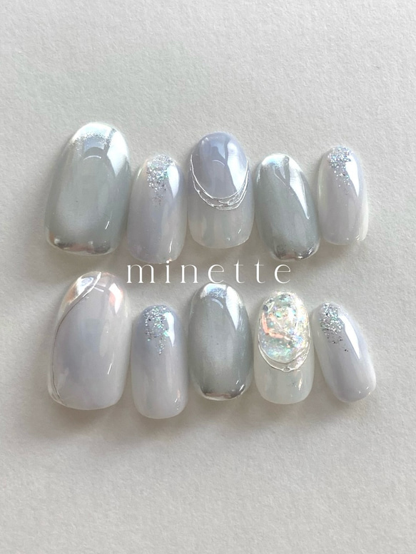 【kaede】フルオーダーネイルチップ ✭ Customer order 🌙 卯月 コウ 1月ご予約承っております