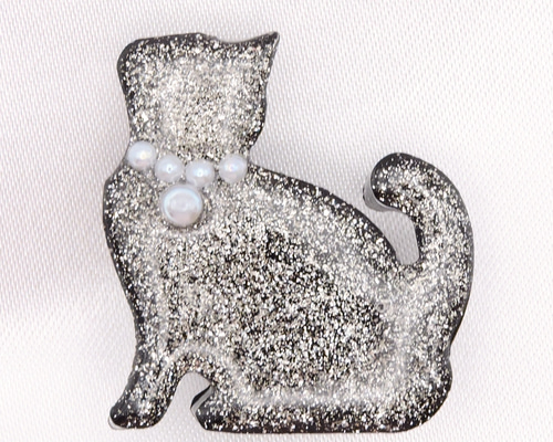 No.158❤黒猫❤美女❤レジン❤ヘアゴム ブローチ No.145①❤黒猫❤美女❤レジン❤ヘアゴム ブローチ