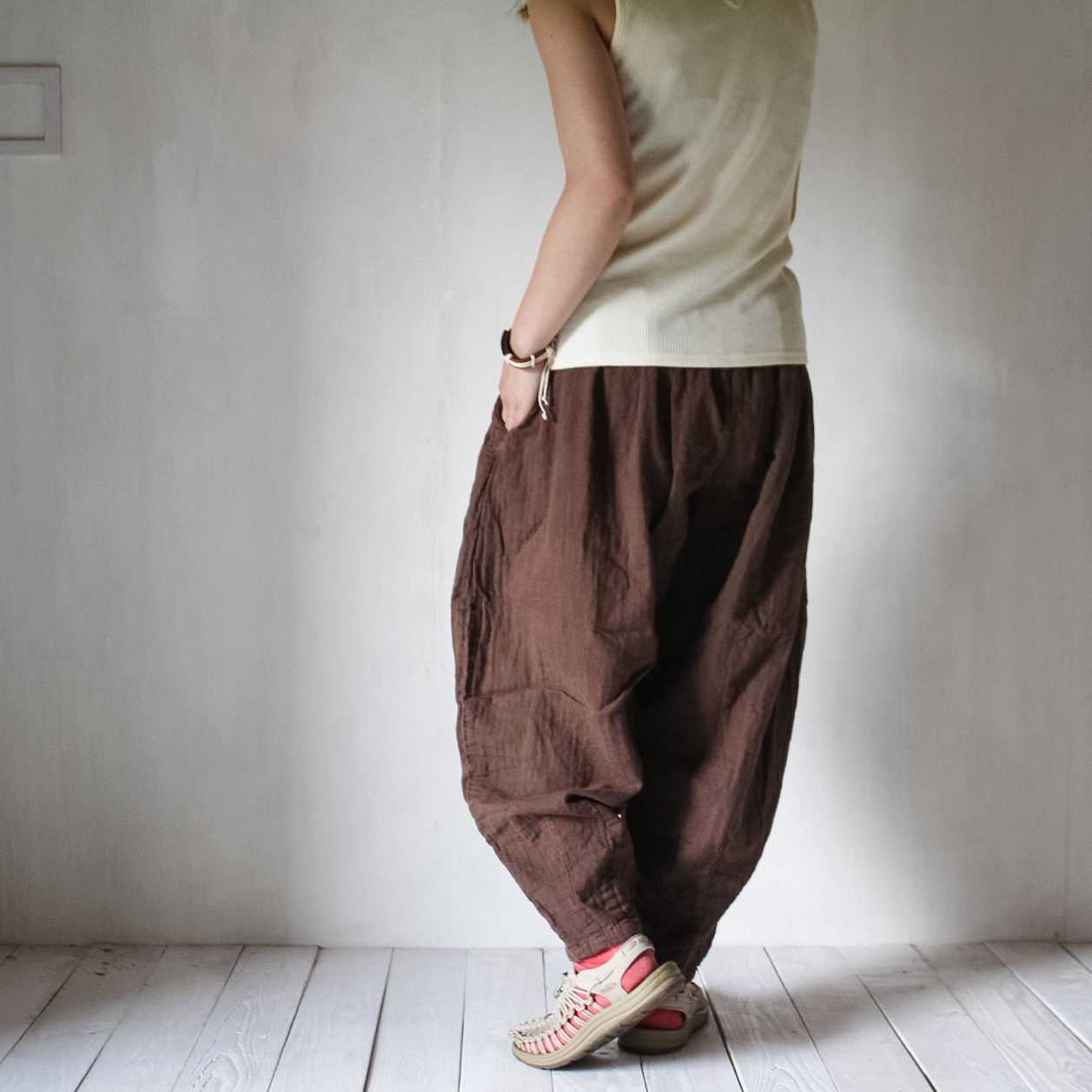 farmers pants / 煤竹色