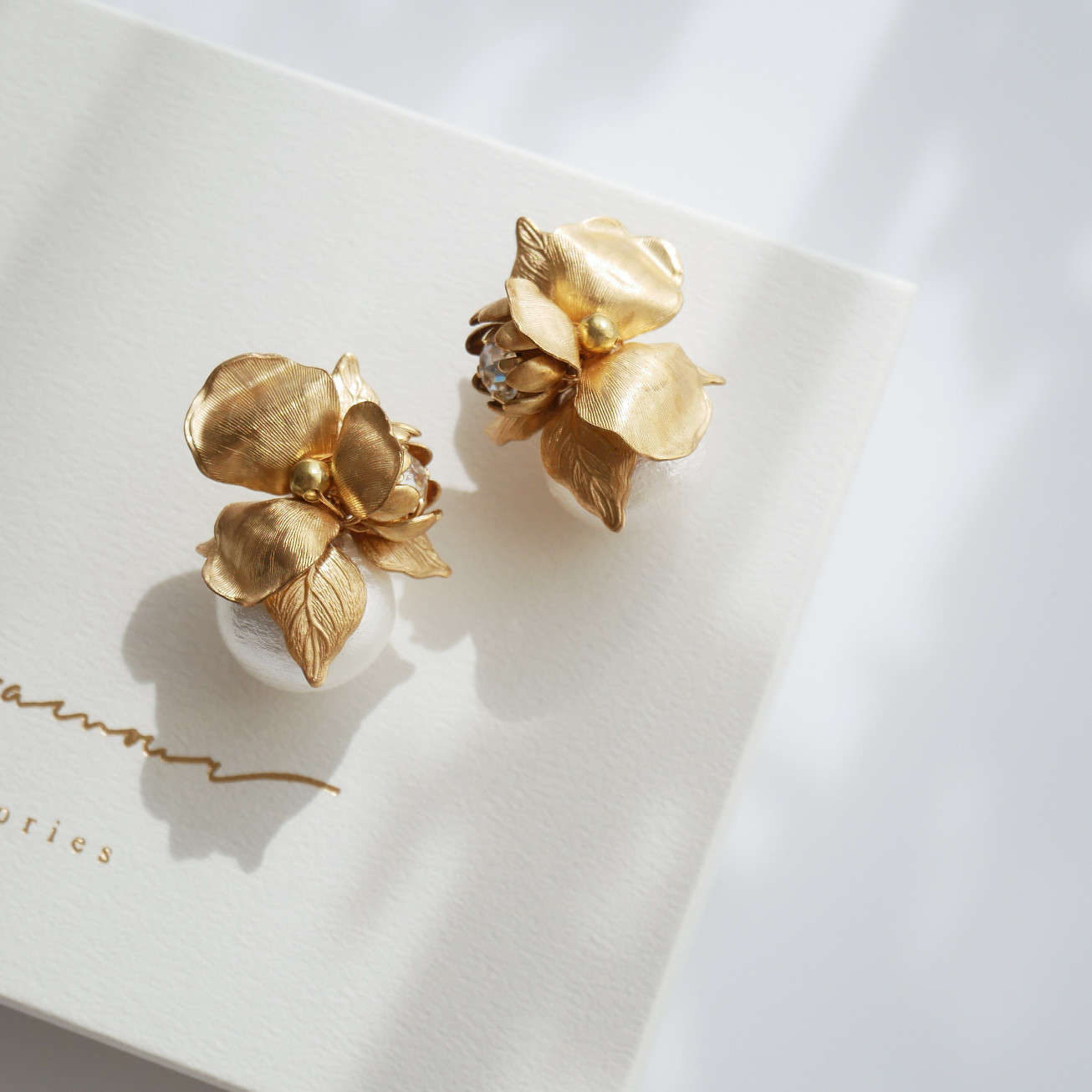 アトレ #289　　　【ブライダル　ウェディング　花嫁　結婚式　フラワー　ピアス　イヤリング　フォト　前撮り　和装　花】