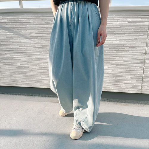 Blood Butterfly OrangeWide Denim 再構築デニム ロングパンツ