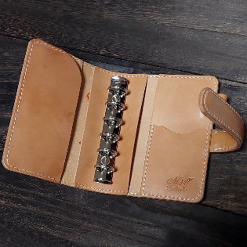 システム手帳カバーM6 可動式ペンホルダー システム手帳カバーM6 可動式ペンホルダー 手帳カバー M's