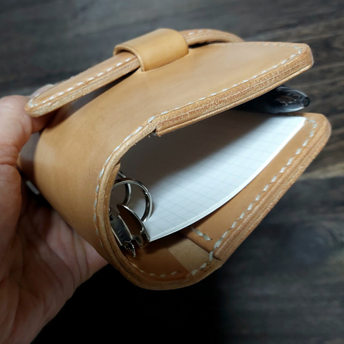 システム手帳カバーM6 可動式ペンホルダー 手帳カバー M's
