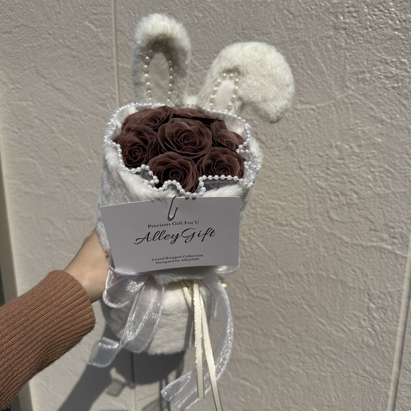 プリザーブド風花・グリッターローズの両方から選べる ミニサイズの