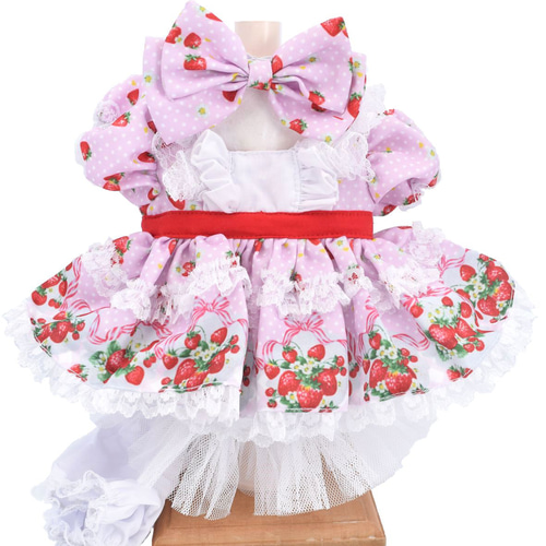 ユニベア 服 着せ替え コスチューム 苺ちゃんドレス 本体無 送料