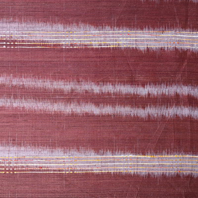 【アウトレット特価品】MARF002②（GL059）タイシルク イカット 絣織 手紡ぎ 手織り生地