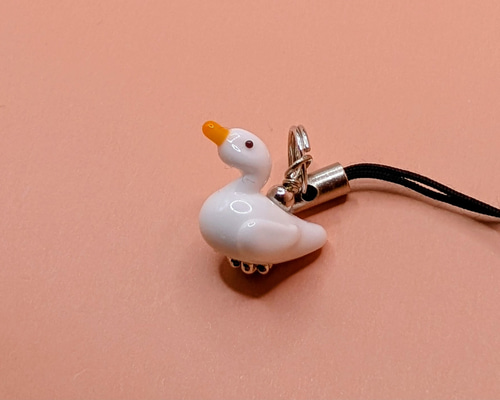 stringting アヒルとビッグハートのストラップ stringting アヒルとビッグハートのストラップ stringting