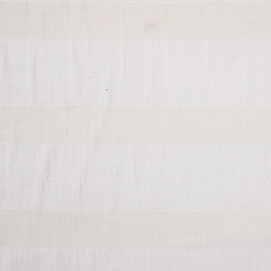 【アウトレット特価品】CMH103（WL016）タイ チェンマイコットン ボーダー織り生地 ホワイト 2枚目の画像