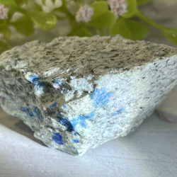 【ヒーリングの石】K2ストーン　アズライト　グラナイト　原石　ラフストーン 3枚目の画像