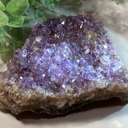 【愛の守護石♡】レインボー　アメジスト　クラスター　原石　紫水晶 1枚目の画像