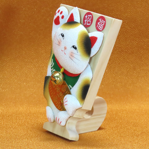 猫だって端午の節句 こいのぼりに乗った猫 江戸縮緬 その他置物