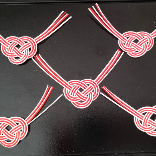 あわじ結び 【紅白】 5本結び その他素材 SALON FTMM 通販 17509457