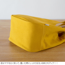 ドロップ (M) / ブラウンベージュ 【受注制作】 Trocco 帆布バッグ 9枚目の画像