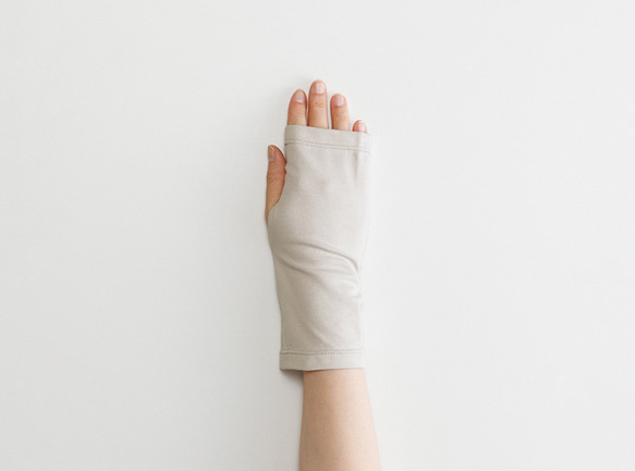 【WOMEN】organic cotton wrist cover + 8枚目の画像