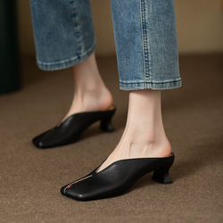 24 件新品 女式柔軟真皮鞋時尚復古鞋低跟涼鞋 22 公分-25 公分 #946⭐免運費⭐ 第12張的照片