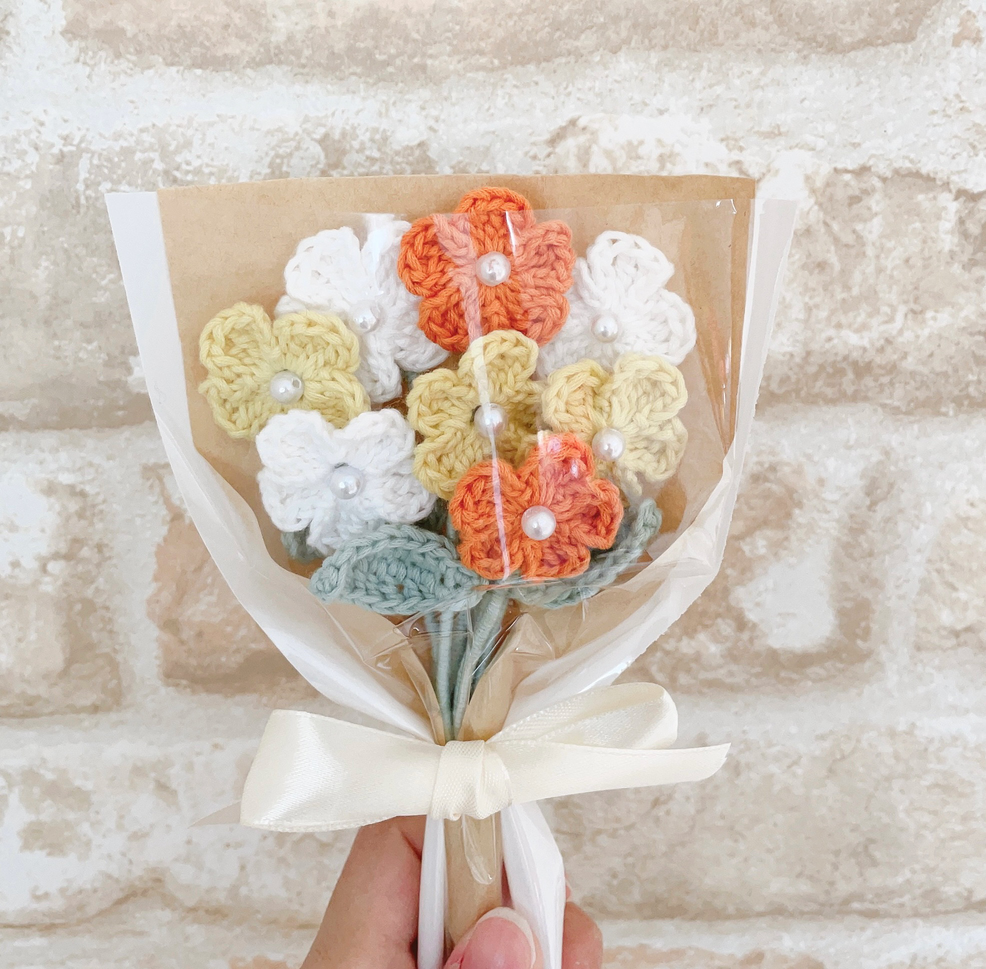 あみぐるみ 枯れない 花束 ブーケット bouquet お花 かぎ編み 毛糸