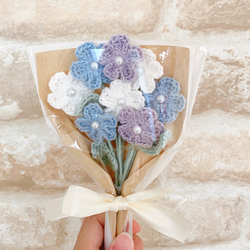 花束 花 毛糸 プレゼント 枯れない花 かぎ編み あみぐるみ 結婚