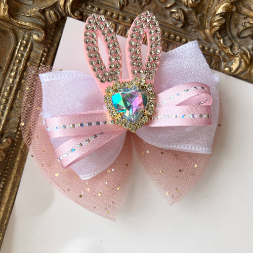 ⭐️New⭐️【オーダー♡ポインセチアリボン】ヘアクリップ