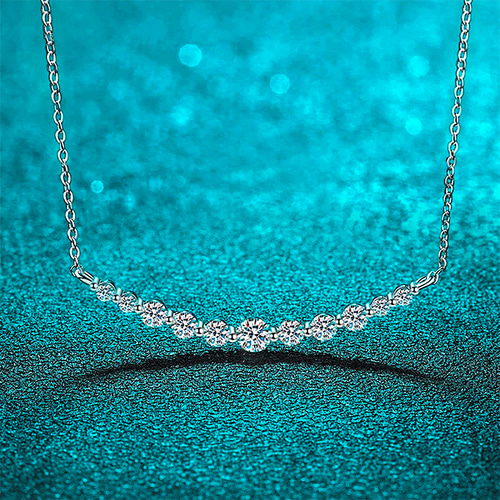 ダイアモンドライン 1.1ct ネックレス SV925 ネックレス 1.1カラット