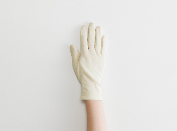 【WOMEN】pure organic cotton gloves 3枚目の画像