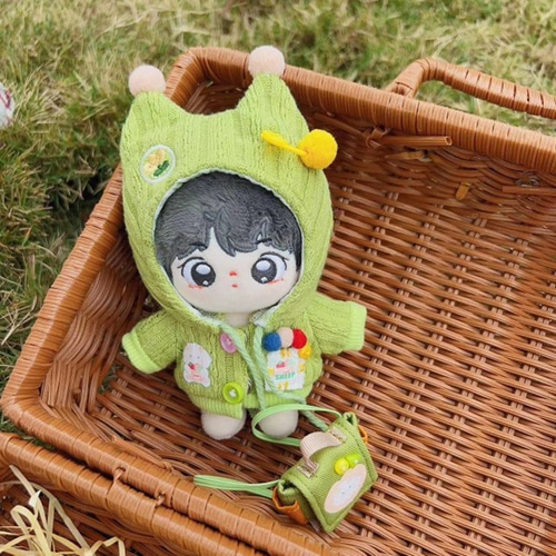 10/15/20cm着せ替えぬいぐるみ服 毛毬ちゃんコート 4色 鞄とズボン自由