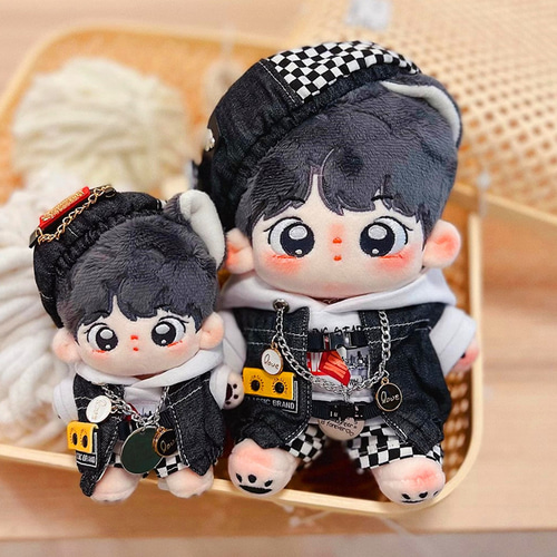 15/20cm着せ替えぬいぐるみ服 謎セット ゴーグル付き 着せ替え人形