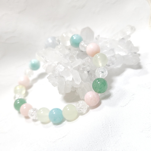 ◇天使と繋がるセレスタイト◇【限定一点物】ピンクオパール