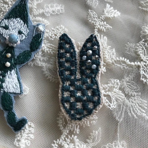 手作りブローチ＊ミナペルホネン フォレストパレード おしゃれな