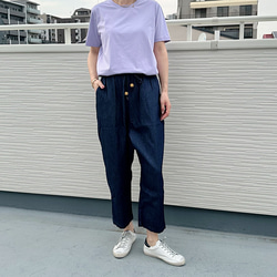 【2枚セット夏の福袋】大活躍してくれるリラックスパンツ＋冷感Tシャツの2点セット（カラー・サイズ選択自由） 8枚目の画像