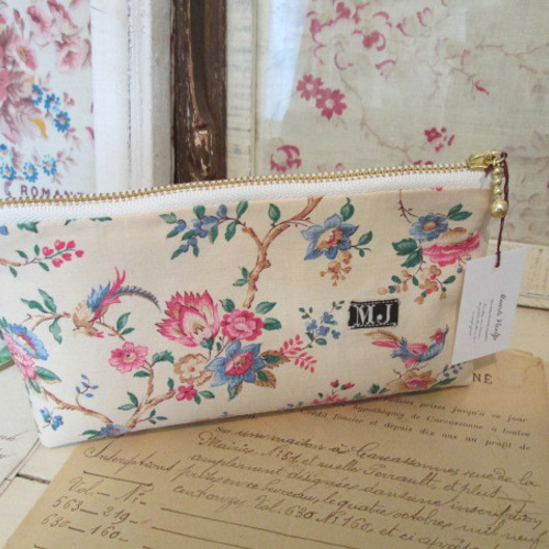 フランス　アンティーク　グレインサック　イニシャルMJ フランス アンティーク グレインサック イニシャルMJ 【公式通販】