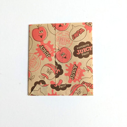 折り紙（フルーツ）　ミニ平袋とマチ付きミニ紙袋  21枚 6枚目の画像