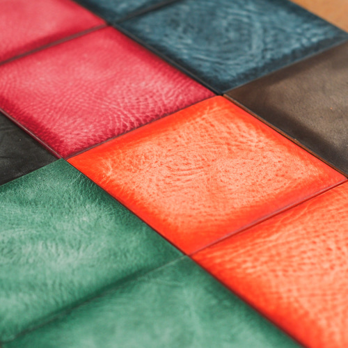 CERETTA》Leather Tile《12colors》 その他インテリア雑貨 KIKUCHI