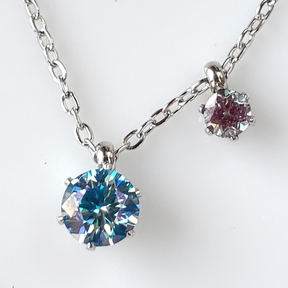 売れ筋No.1】12.5ctモアサナイト グリッターチェーンS925×証明書付