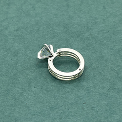 彈簧機構 10mm CZ 3arms 戒指（訂單生產） 第7張的照片